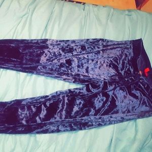 Velvet leggings